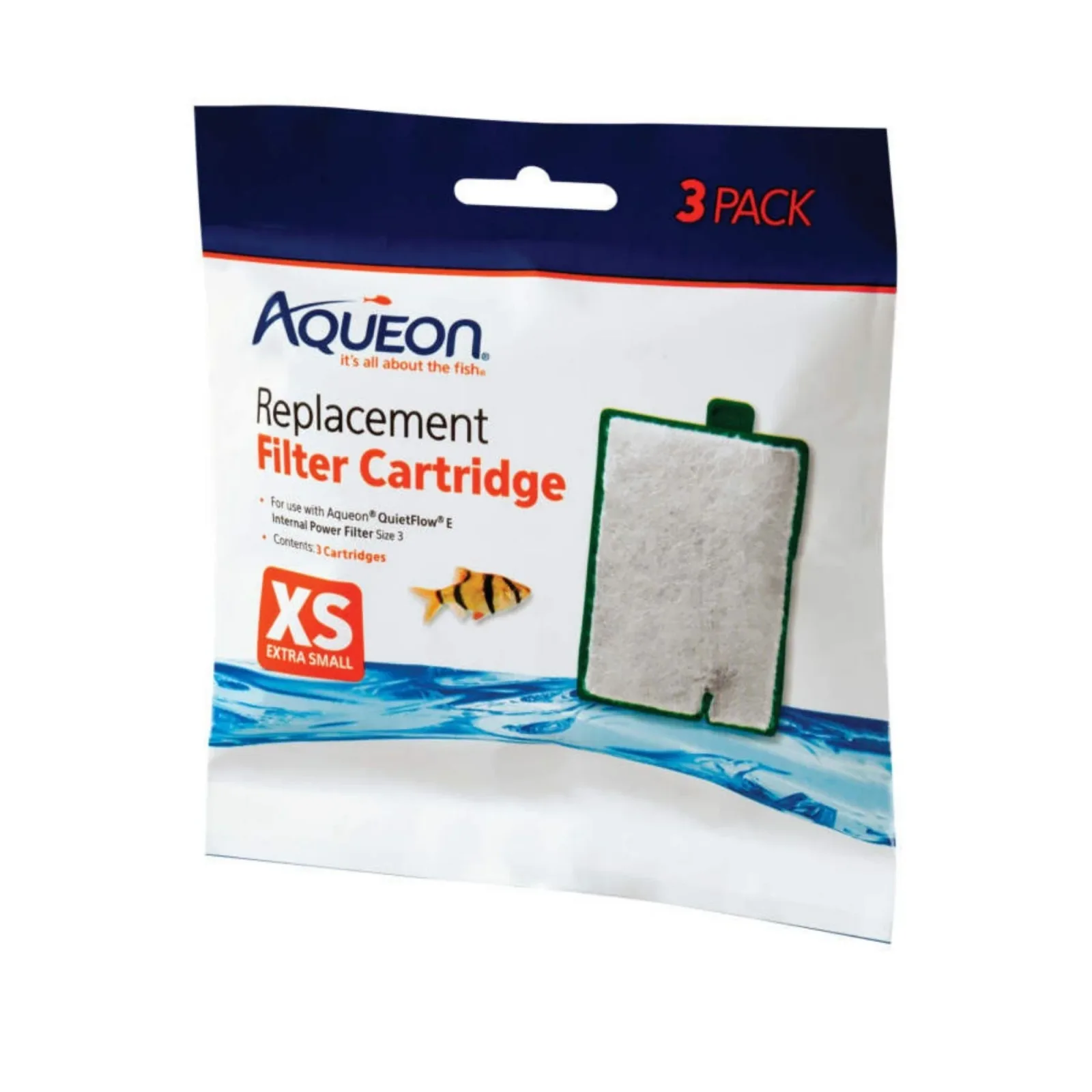 Aqueon Replacement Aquarium Filter Cartridges Extra Small - 3 ct