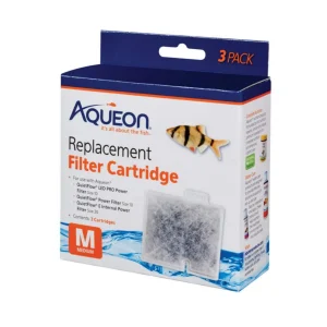 Aqueon Replacement Aquarium Filter Cartridges Medium, 6 ct