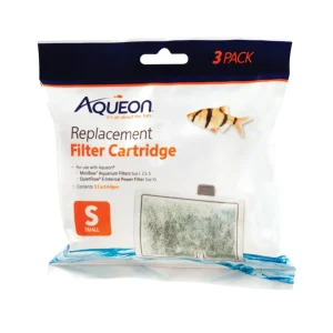 Aqueon Replacement Aquarium Filter Cartridges Small, 3 ct