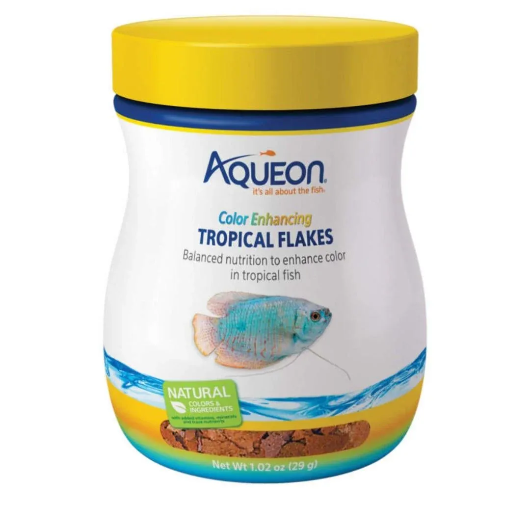 Aqueon Tropical Flakes Color Enhancing 1.02 oz Color