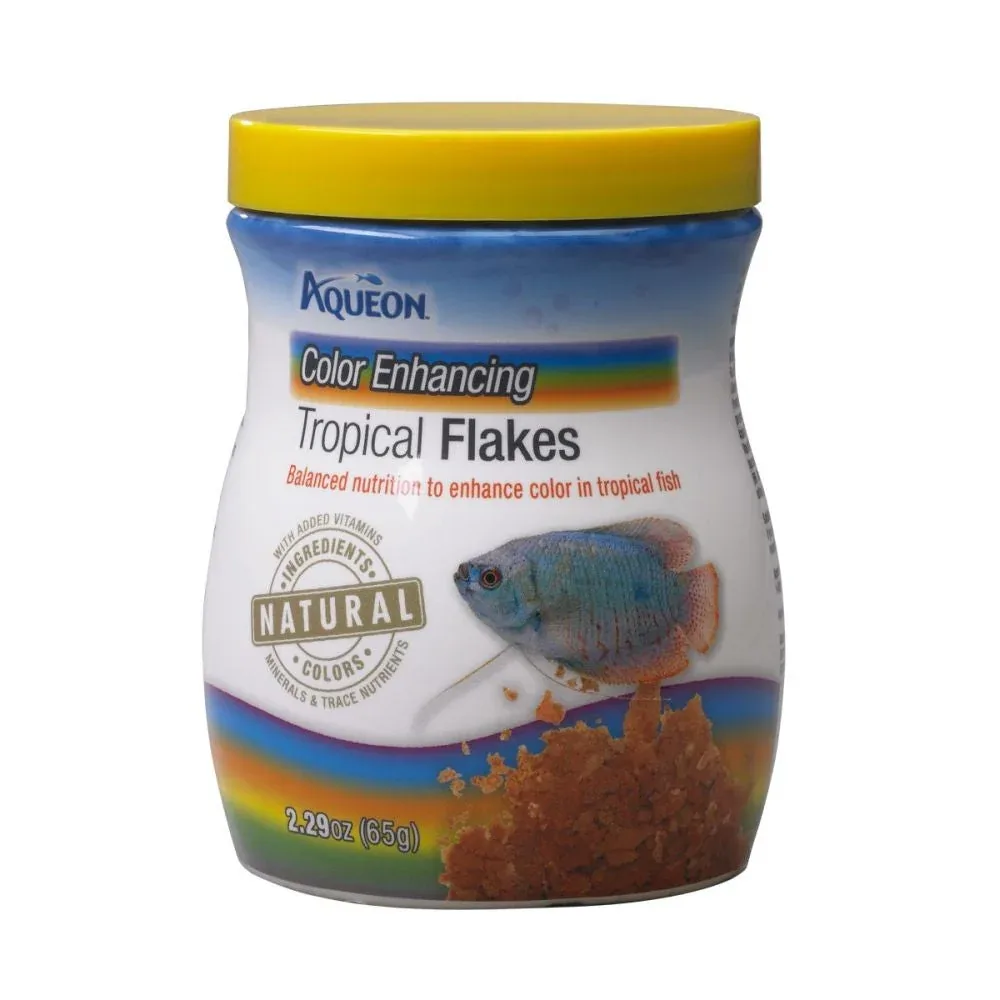Aqueon Tropical Flakes Color Enhancing 2.29 oz Color - Image 2
