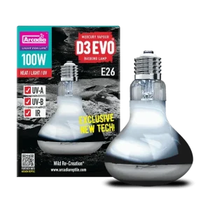 Arcadia Mercury Vapour D3 Evo Basking Lamp