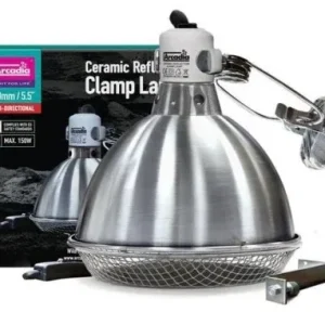 Arcadia Reflector Clamp Lamp with Ceramic holder