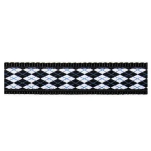 Argyle -- White & Black