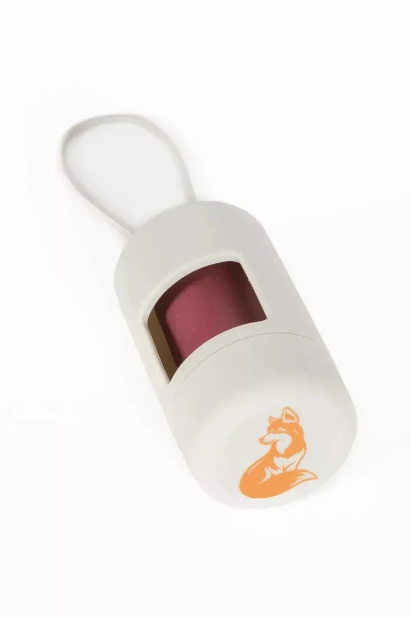Aria Cloud White Waste Bag Dispenser - Clean Minimalist Dog Leash-Attachable Dog Poop Bag Holder