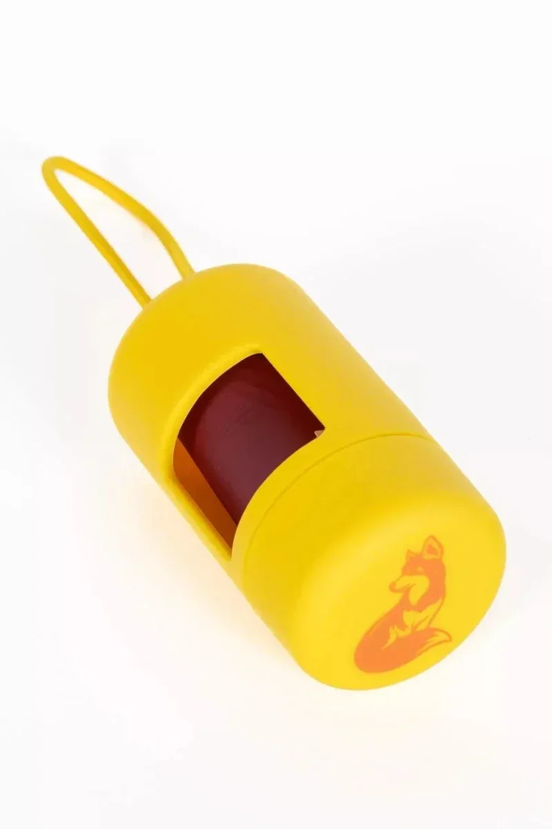 Aria Sun-Kissed Yellow Waste Bag Dispenser - Vibrant Dog Leash-Attachable Dog Poop Bag Holder - Image 2