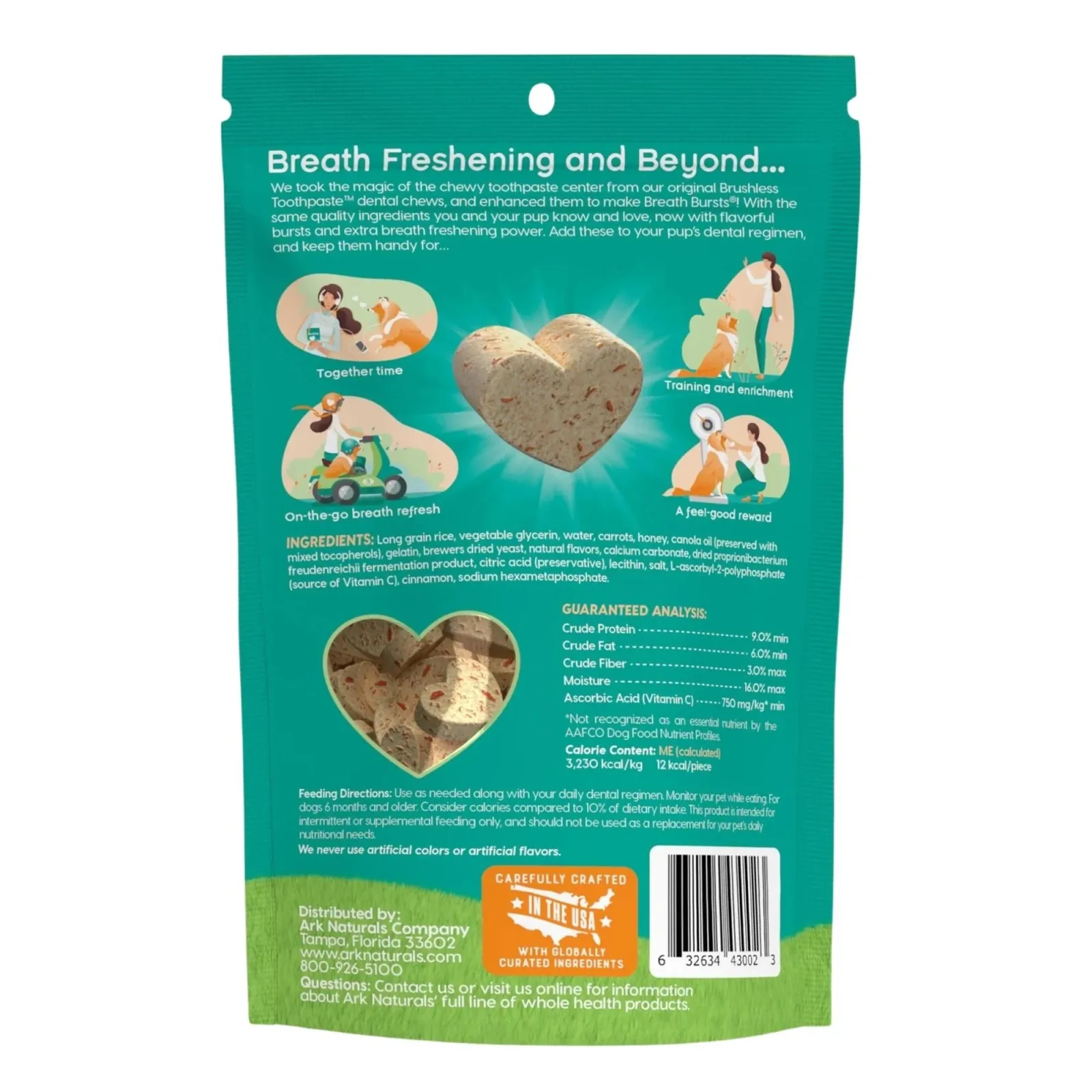 Ark Naturals Dog Breath Bursts Cinnamon Bits 4 oz - Image 2