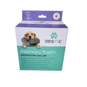 Arlee Memory Foam Protective Dog Collar Charcoal, 15 - 18 in