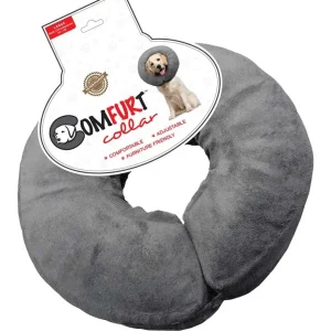 Arlee Pet Products Poly Filled Adjustable E-Dog Collar Charcoal Large