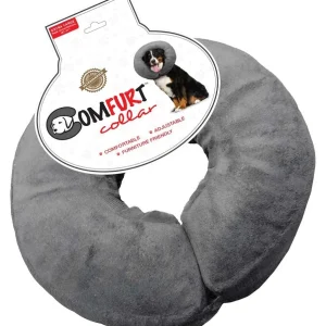 Arlee Pet Products Poly Filled Adjustable E-Dog Collar Charcoal X-Large