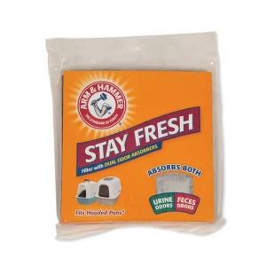Arm & Hammer Universal Filter for Hooded Cat Litter Pan Black