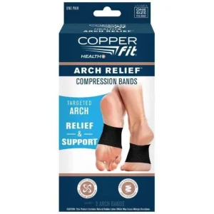 As Seen On TV Copper Fit Arch Relief Bands