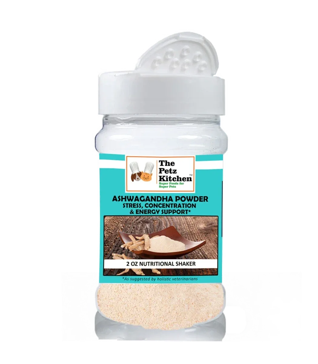 Ashwagandha Powder for Dogs & Cats - Stress & Energy Support, The Petz Kitchen