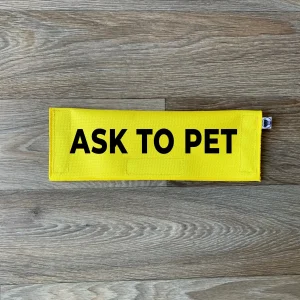 Ask To Pet Leash Sleeve