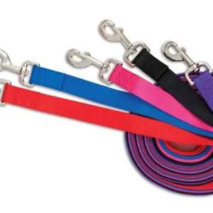 Aspen Core Nylon Dog Leash Black 5/8 in x 5 ft, Medium