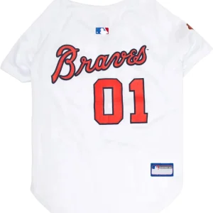 Atlanta Braves Dog Jersey - Pets First MLB Licensed Pet Jersey