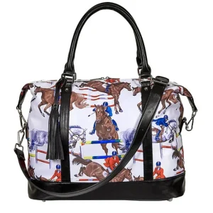 AWST Int'l "Lila" Jumper Pattern Travel Bag with Tassel