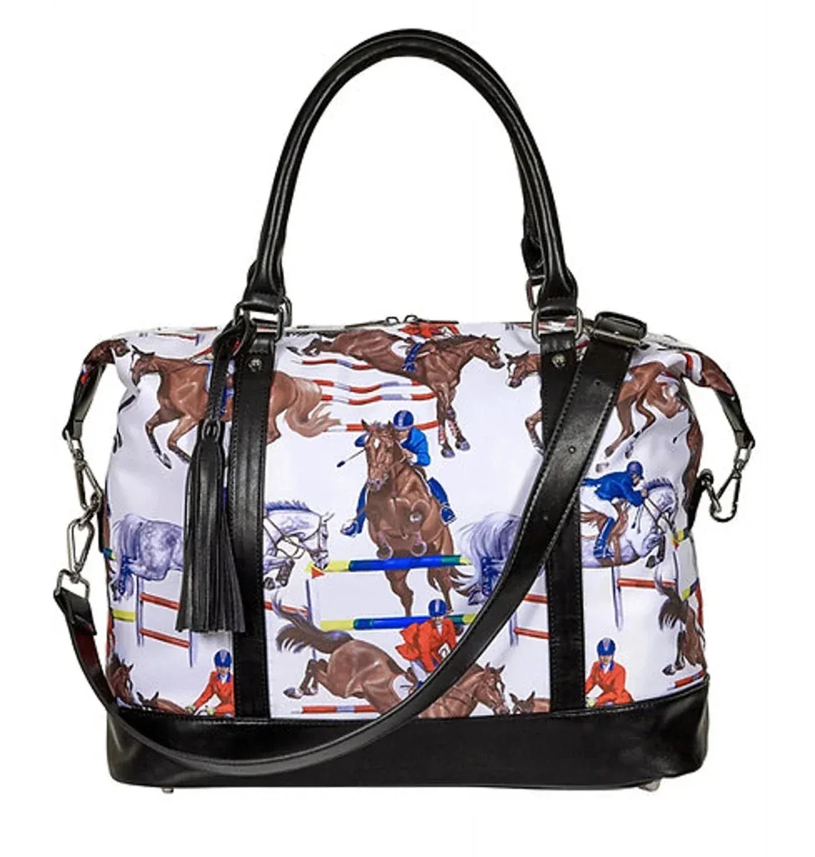 AWST Int'l "Lila" Jumper Pattern Travel Bag with Tassel - Image 2