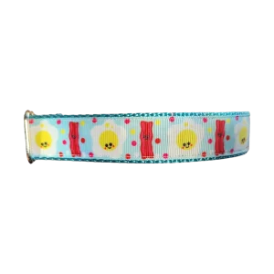 Bacon & Eggs Nylon Dog Collar