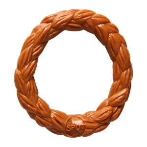 Bam-Bone Braid Ring Dog Toy Hickory, 5 in