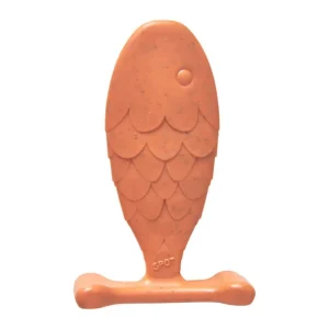 Bam-Bone Fish Salmon Dog Toy Salmon, 7 in