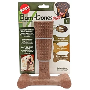 Bam-Bone Plus Dog Chew Beef, 7 in
