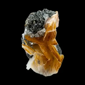 Barite and Cerussite (in boxes)
