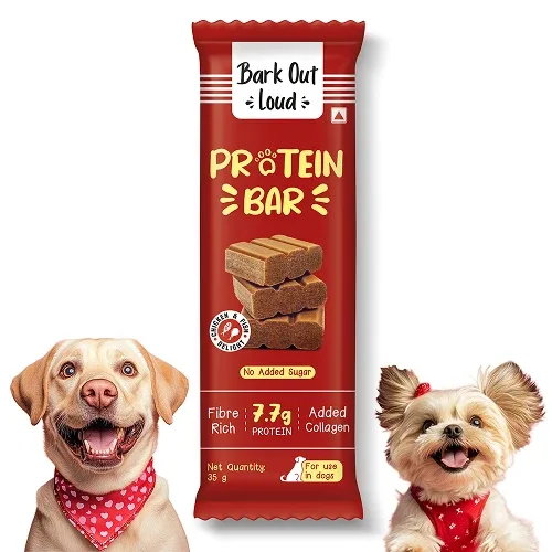 Bark Out Loud Collagen Protein Bar Chicken & Fish Treat for Dogs - Image 2