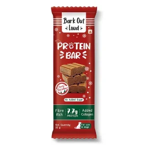 Bark Out Loud Collagen Protein Bar Chicken & Fish Treat for Dogs