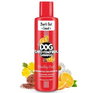 Bark Out Loud Healthy Coat Shed Control Shampoo for Dogs