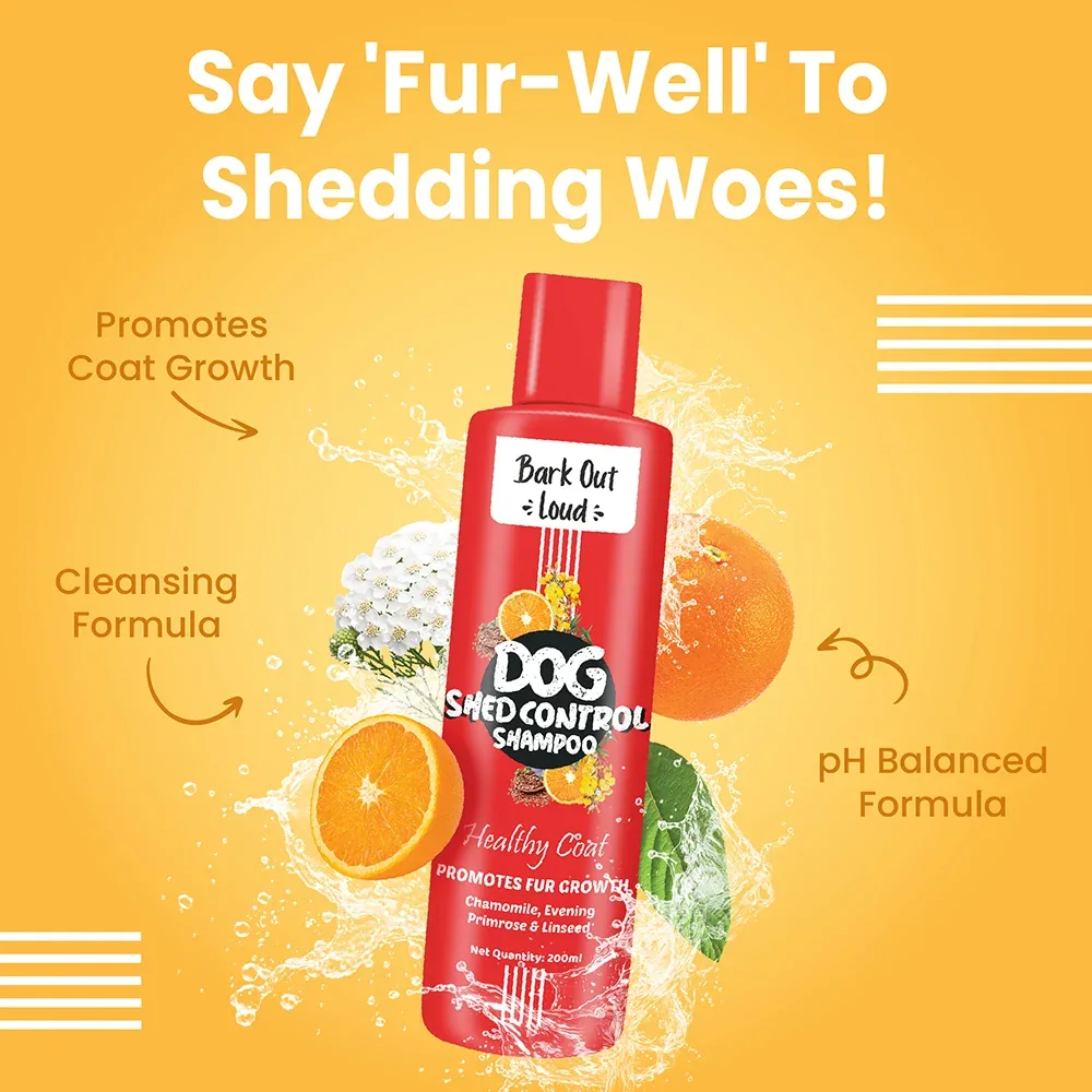 Bark Out Loud Healthy Coat Shed Control Shampoo for Dogs - Image 2