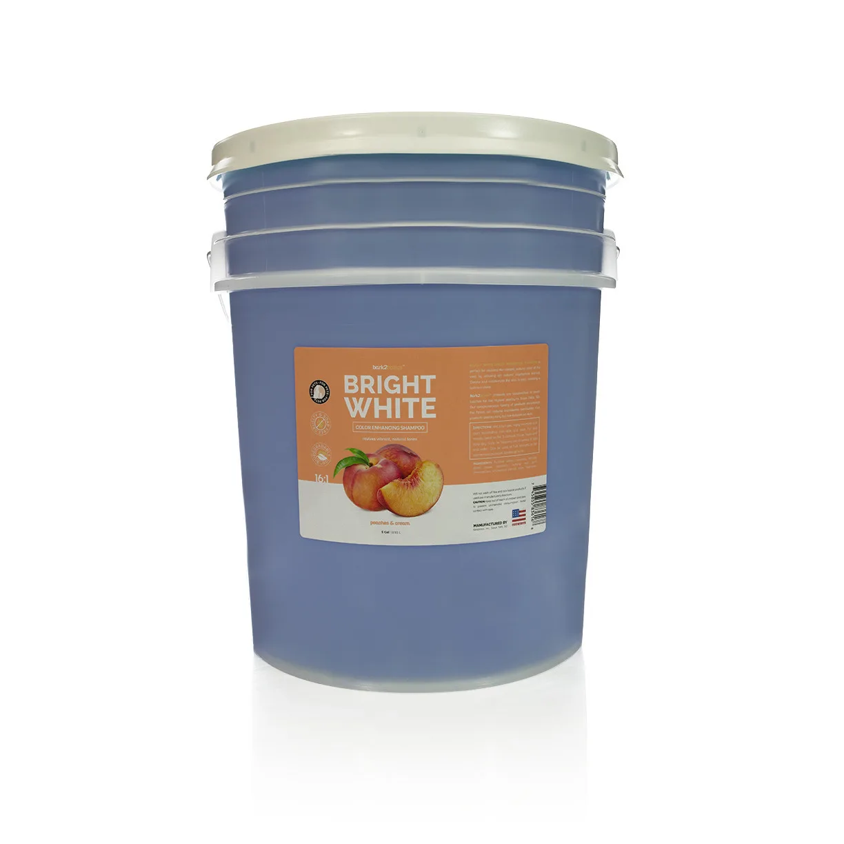 Bark2Basics Bright White Shampoo, 5 Gallon Pail