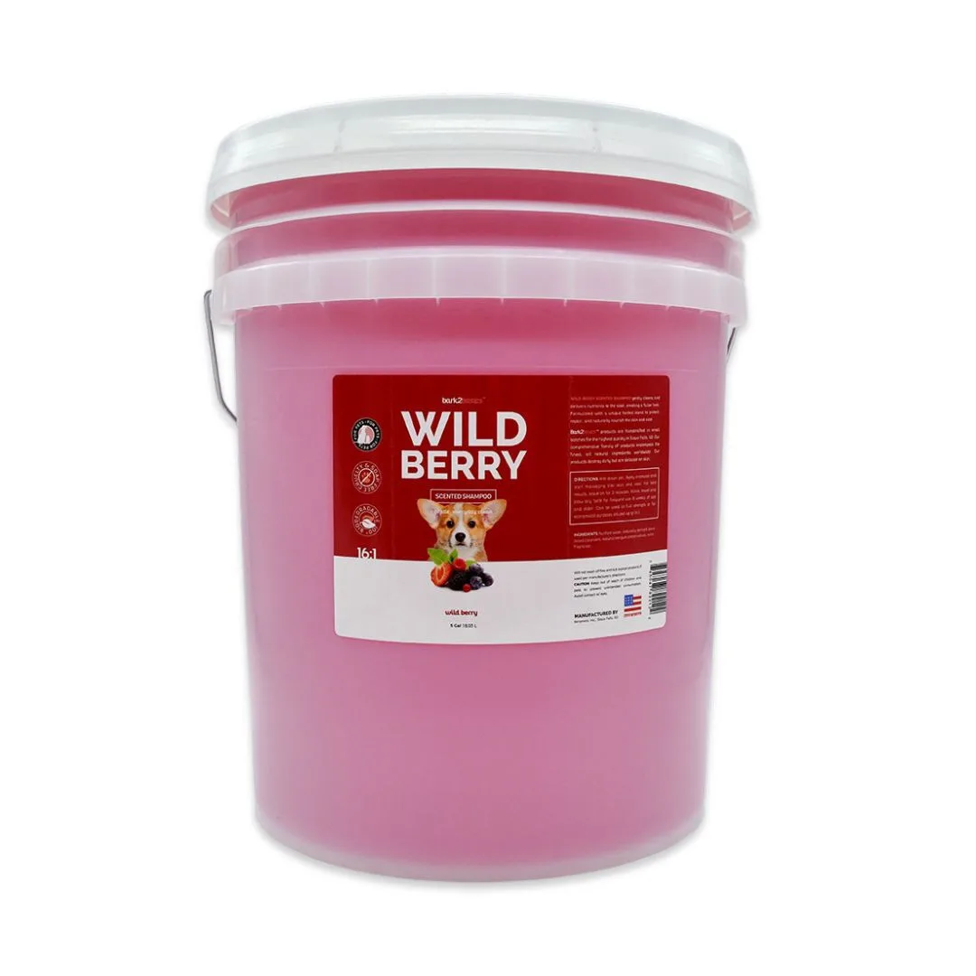 Bark2Basics Wild Berry Shampoo, 5 Gallon Pail