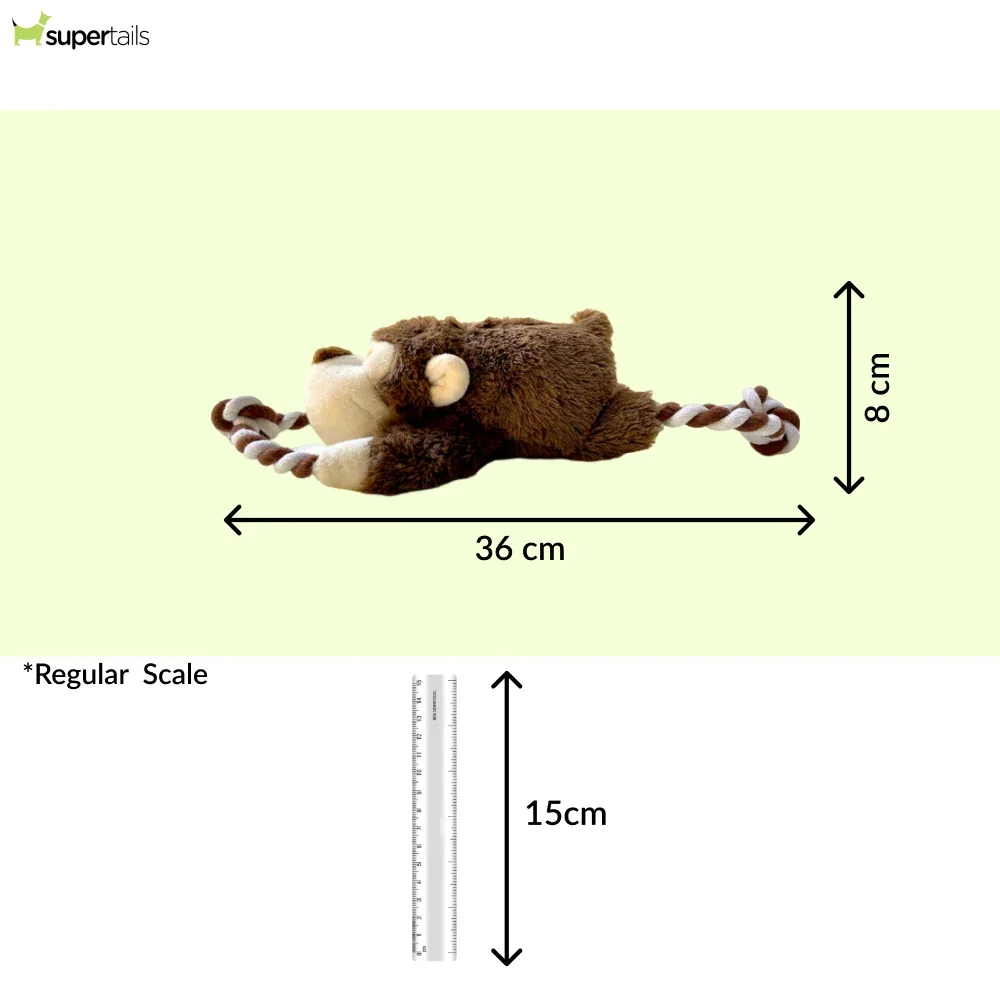Barkbutler Knotty The Bear Plush Toy for Dogs - Image 2