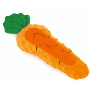 Barkbutler x Fofos Carrot Treat Toy for Dogs (Orange)