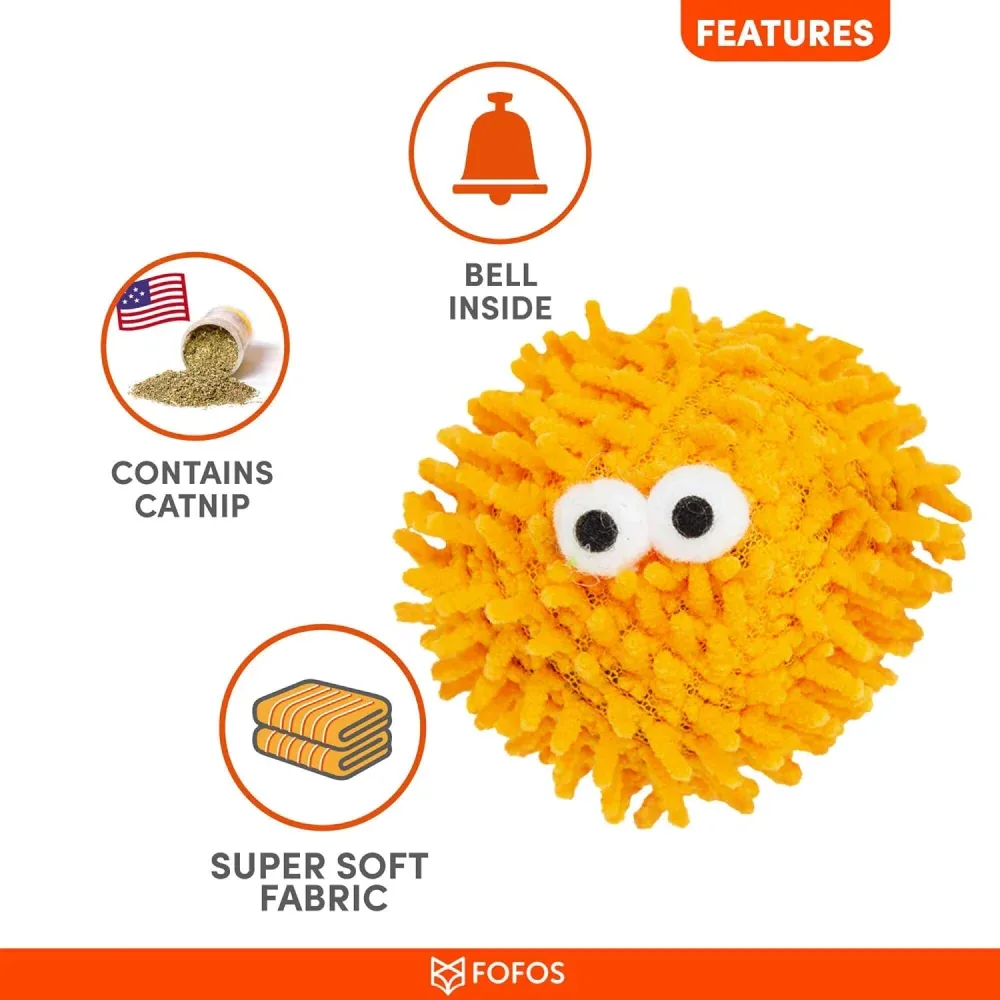 Barkbutler x Fofos Geek Ball Chew Toy for Cats - Image 2