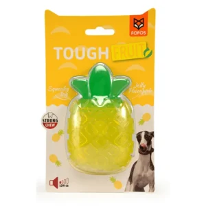 Barkbutler x Fofos Jelly Pineapple Squeaky Chew Toy for Dogs