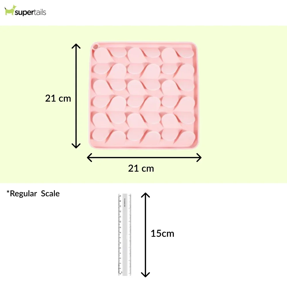 Barkbutler x Fofos Licking Mat for Dogs and Cat (Pink) - Image 2