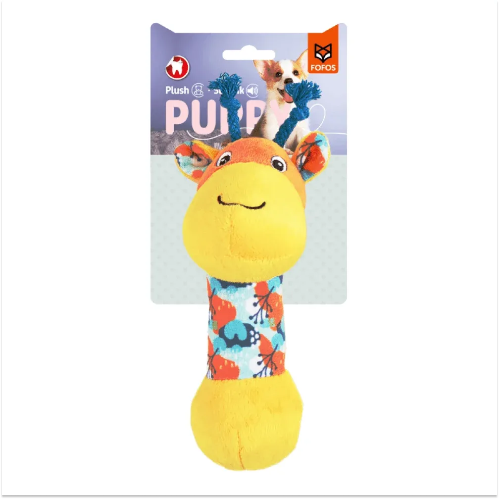 Barkbutler x Fofos Puppy Giraffe Toy for Dogs
