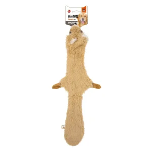 Barkbutler x Fofos Skinneez Squirrel Toy for Dogs (Brown)