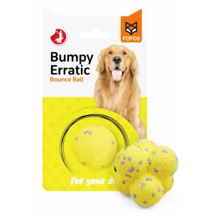 Barkbutler x Fofos Ultra Durable Ball Toy for Dogs (Yellow)