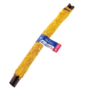 Barkworthies Collagen Stick Wrapped with Cheese Dog Treat 12 in, 10 ct