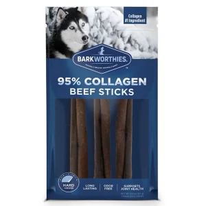 Barkworthies Dog Collagen Beef Stick 6 in 3 ct
