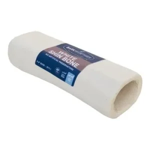 Barkworthies - Long-Lasting White Shin Bone 5-6 in Dog Chew, 10 ct
