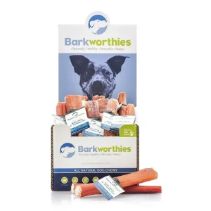 Barkworthies Odor Free Double Cut Bully Stick 6 in, 50 ct