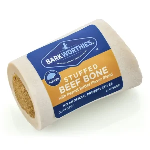 Barkworthies Shin Bone Stuffed With Peanut Butter 34 in, 15 ct