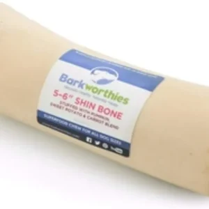 Barkworthies Stuffed Shin Bone Pumpkin, Sweet Potato, Carrot, 56 in, 10 ct