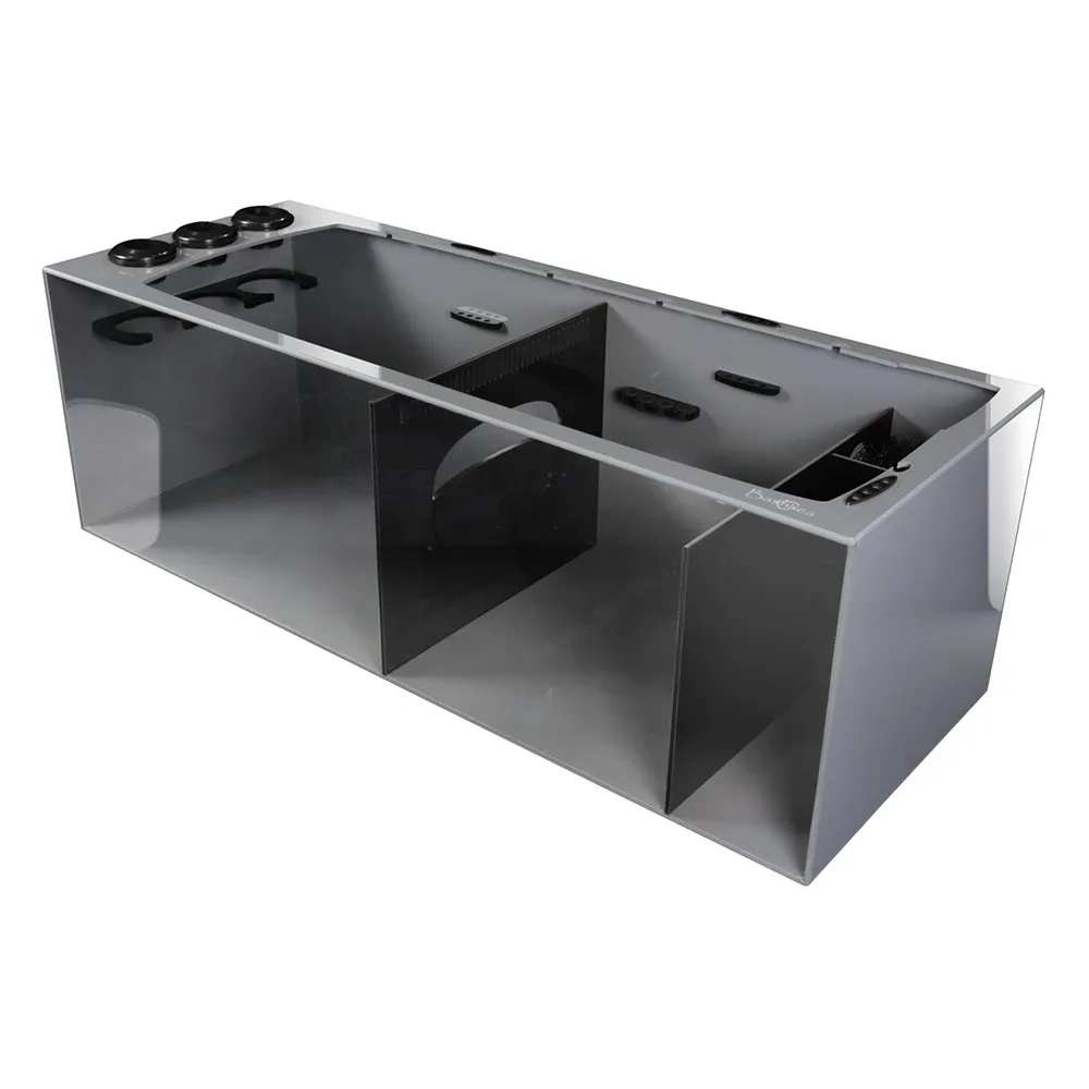 Bashsea SMS-4818 Smart Series Sump, 48 X 18 X 16 in. - Black/Gray