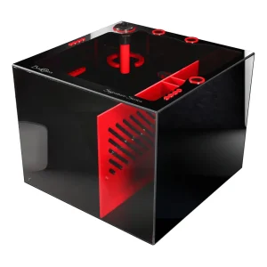 Bashsea SS-Cube Signature Series Sump, 20 x 20 x 16 in. - Red/Black