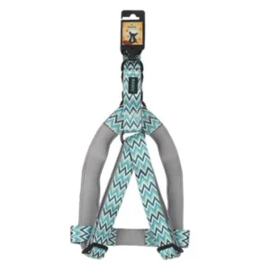 Basil Printed Adjustable Harness for Dogs (Green)